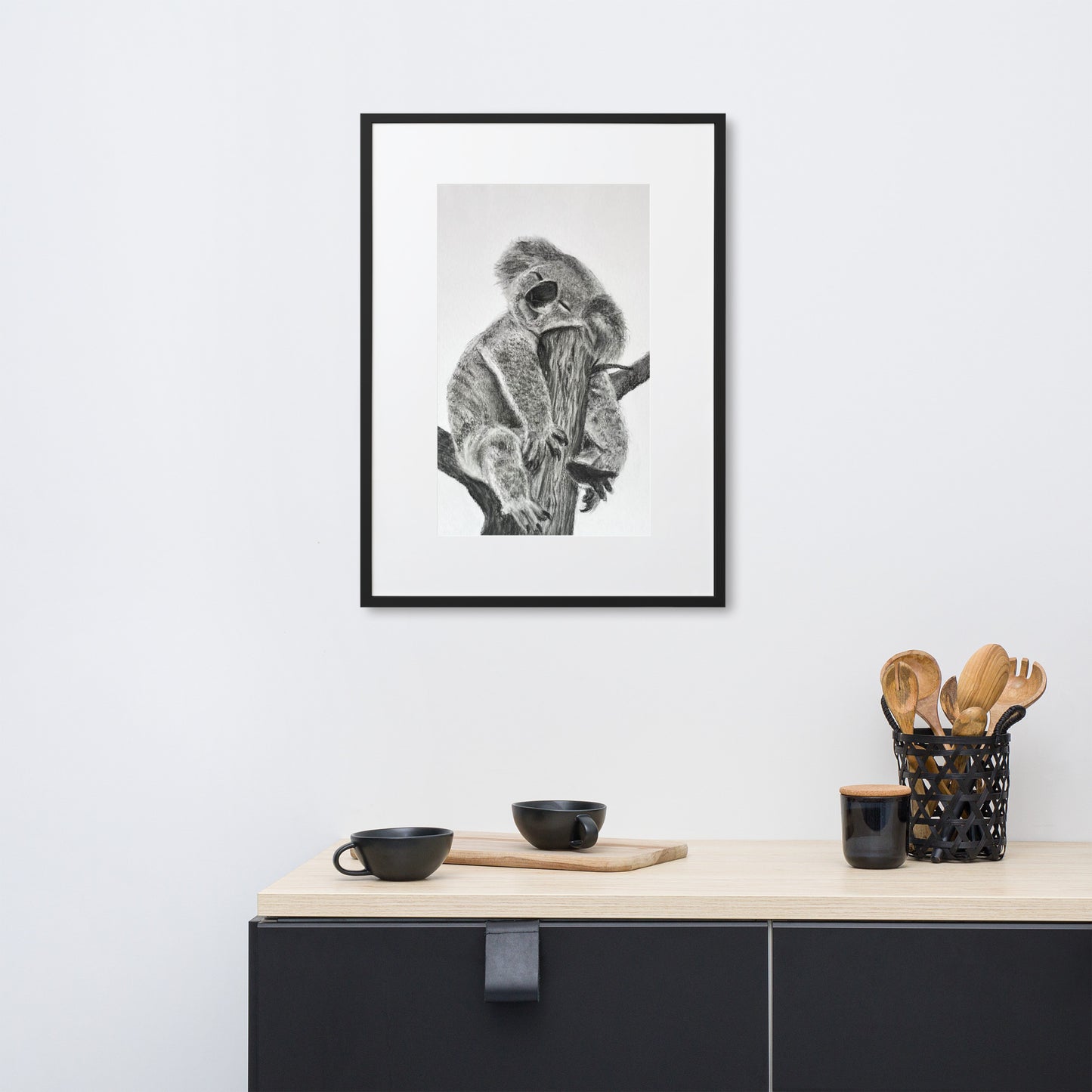 Sleepy Koala - Frame with mount